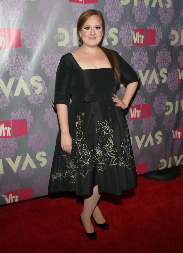 Adele attends 2009 VH1 Divas