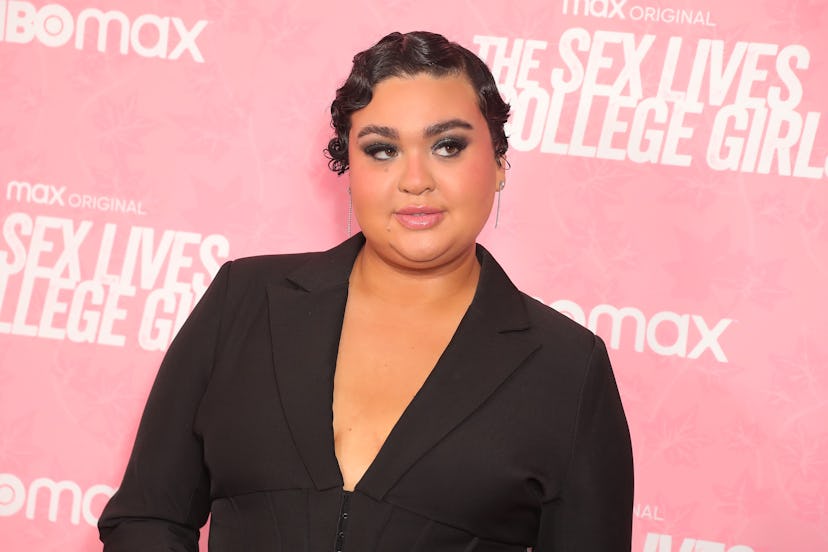 Ilia Isorelýs Paulino attends the Los Angeles Premiere Of HBO Max's "The Sex Lives Of College Girls"...
