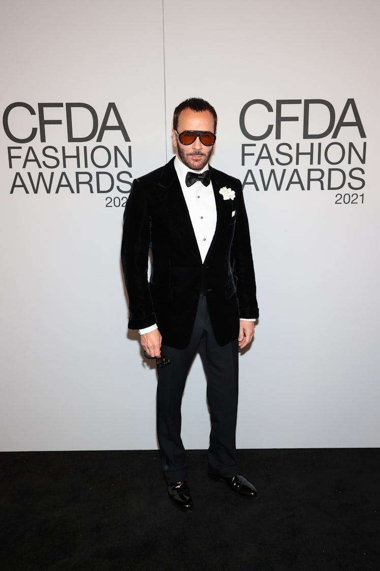 NEW YORK, NEW YORK - NOVEMBER 10: Tom Ford attends the 2021 CFDA Fashion Awards at The Grill Room on...