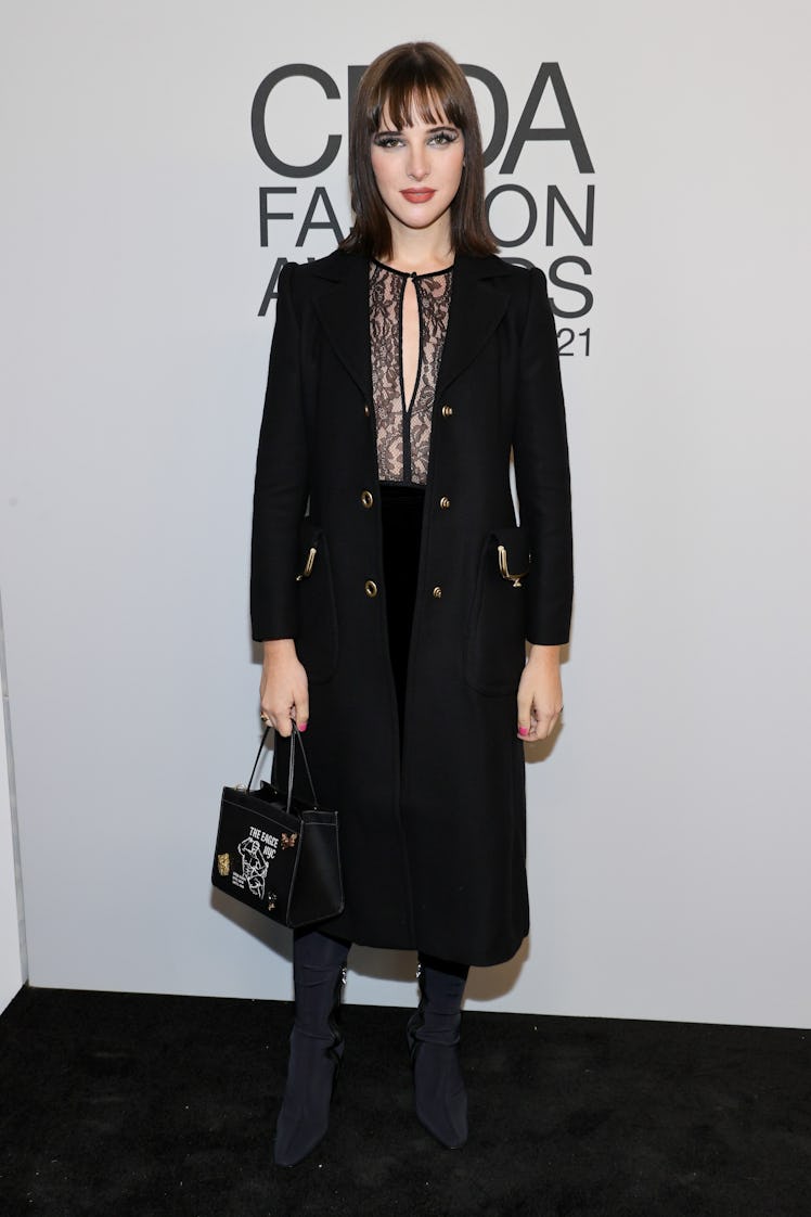 NEW YORK, NEW YORK - NOVEMBER 10: Hari Nef attends the 2021 CFDA Fashion Awards at The Grill Room on...