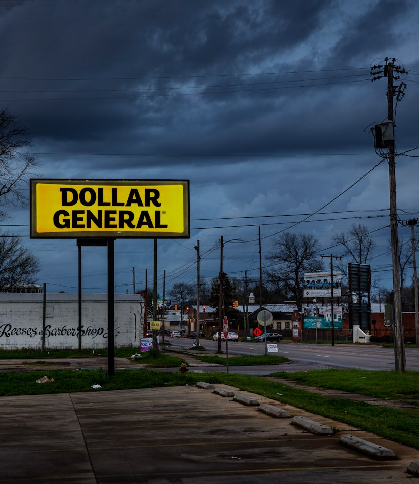 Dollar General Store, main street, on 3rd March 2020 in Selma, Alabama, United States. Selma is the ...