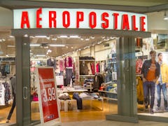 The entrance to Aeropostale at Edison Mall. (Photo by: Jeffrey Greenberg/Universal Images Group via ...