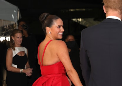 Prince Harry and Meghan Markle's red carpet body language was intimate.