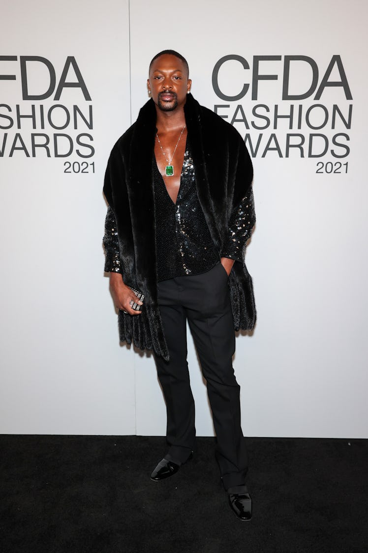 NEW YORK, NEW YORK - NOVEMBER 10: LaQuan Smith attends the 2021 CFDA Fashion Awards at The Grill Roo...
