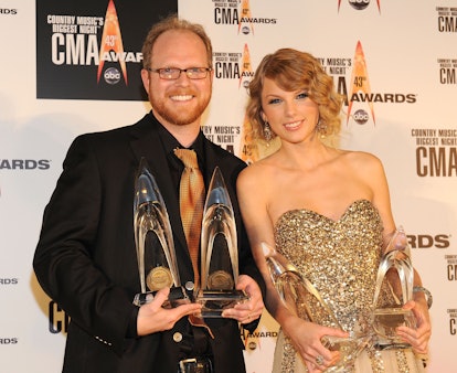 Nathan Chapman and Taylor Swift at the 43rd Annual CMA Awards in November 2009.