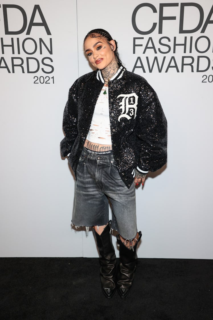 NEW YORK, NEW YORK - NOVEMBER 10: Kehlani attends the 2021 CFDA Fashion Awards at The Grill Room on ...