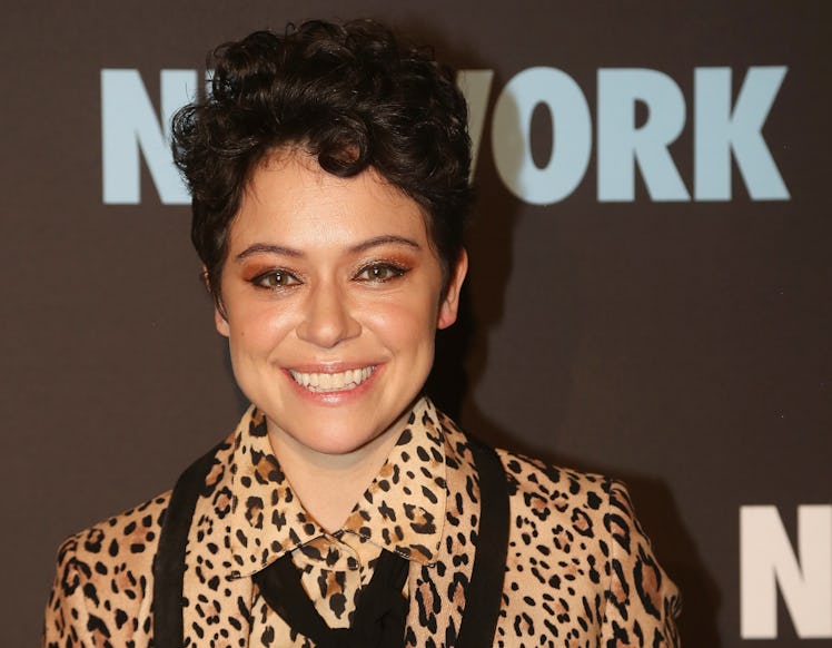 NEW YORK, NY - DECEMBER 06:  Tatiana Maslany poses at the opening night after party for the play "Ne...