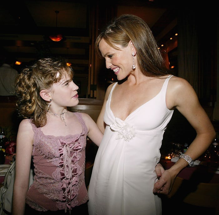 LOS ANGELES - APRIL 14:  (U.S. TABS AND HOLLYWOOD REPORTER OUT) Actress Christa Allen (L) and actres...