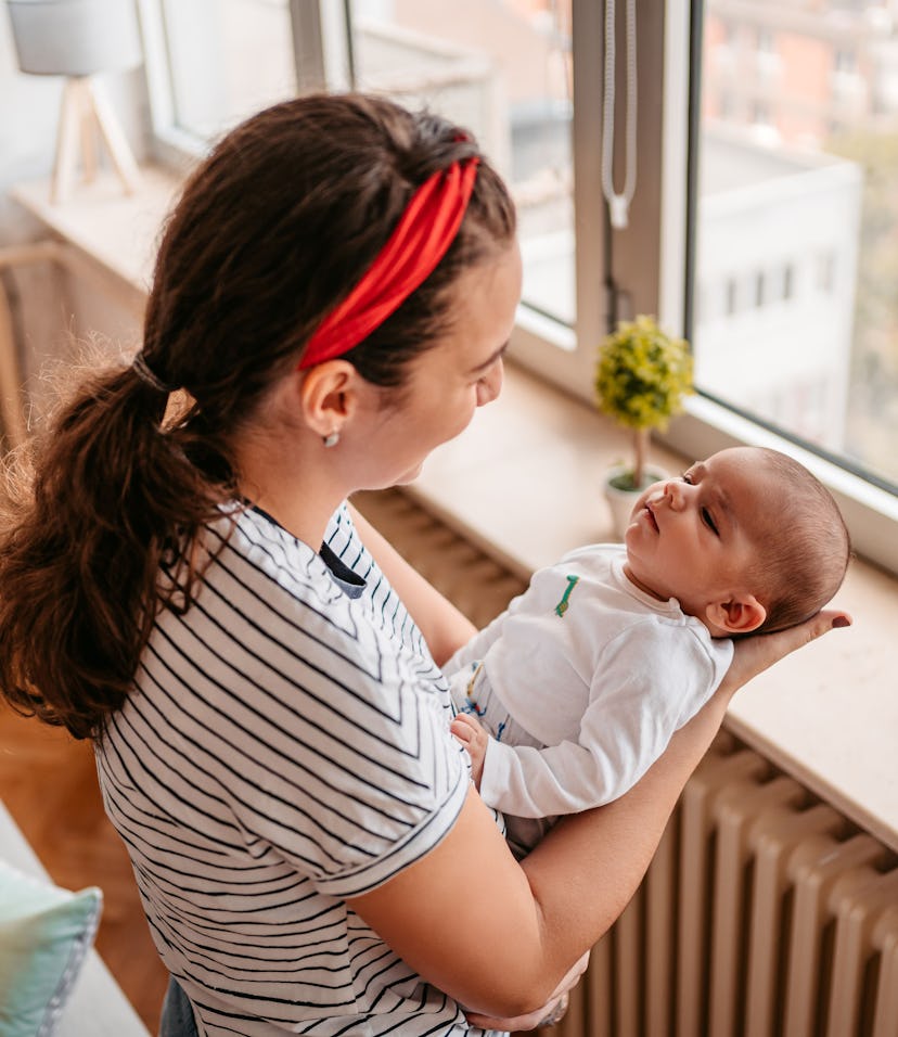 Babies can get socialization from you caring for them, in addition to daycare.