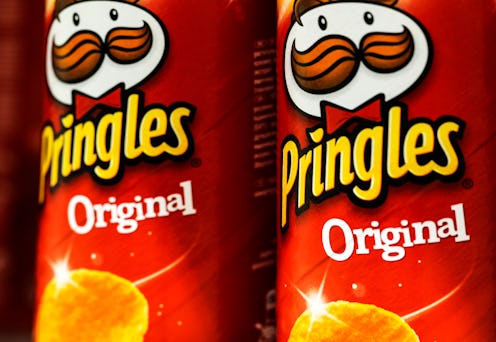 KIEV, UKRAINE - 2018/10/26: Pringles seen in store. Pringles is an American brand of potato and whea...