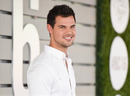 Taylor Lautner got engaged to Tay Dome and posted the proposal photos on Instagram.