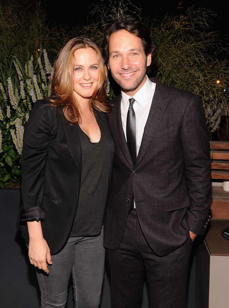 NEW YORK, NY - AUGUST 22:  Actors Alicia Silverstone and Paul Rudd attend The Cinema Society & Altoi...