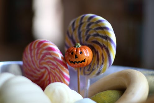 sweets, lollipops and pumpkins