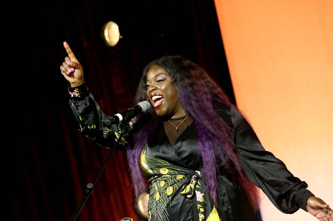 NASHVILLE, TENNESSEE - NOVEMBER 08: YOLA performs onstage during the W Nashville Pre-CMA Celebration...
