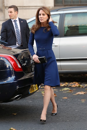 LONDON, ENGLAND - NOVEMBER 07: Prince William, Duke of Cambridge and Catherine, Duchess of Cambridge...
