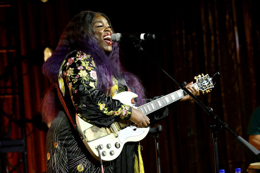 NASHVILLE, TENNESSEE - NOVEMBER 08: YOLA performs onstage during the W Nashville Pre-CMA Celebration...