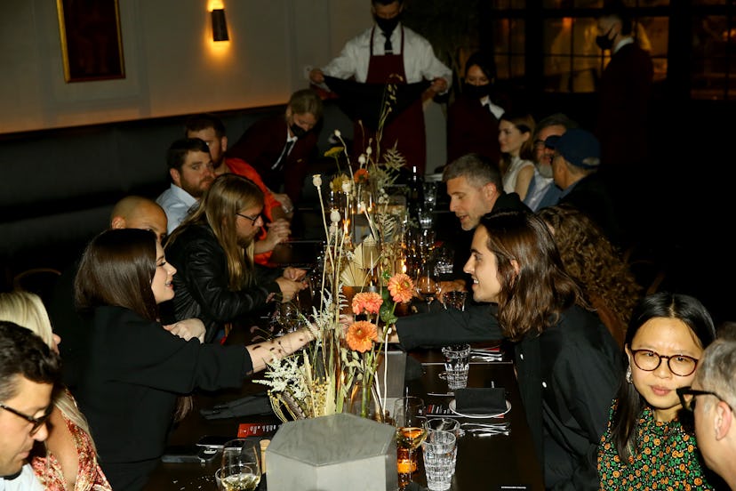 NASHVILLE, TENNESSEE - NOVEMBER 08: Kacey Musgraves and Sam Kiszka attend the W Nashville Pre-CMA Ce...