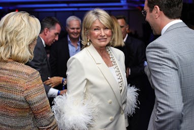 NEW YORK, NEW YORK - OCTOBER 07: Martha Stewart attends the 2021 Hudson River Park Gala at Pier Sixt...