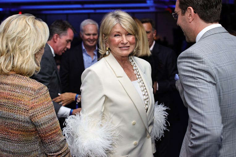 NEW YORK, NEW YORK - OCTOBER 07: Martha Stewart attends the 2021 Hudson River Park Gala at Pier Sixt...