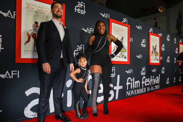 Hollywood, CA - November 14: Alexis Olympia Ohanian, Jr.,  center, strikes a pose, with mom Serena W...