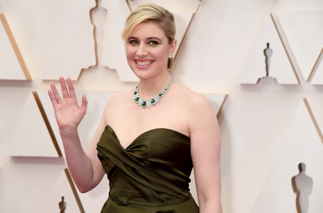 HOLLYWOOD, CALIFORNIA - FEBRUARY 09: Greta Gerwig attends the 92nd Annual Academy Awards at Hollywoo...