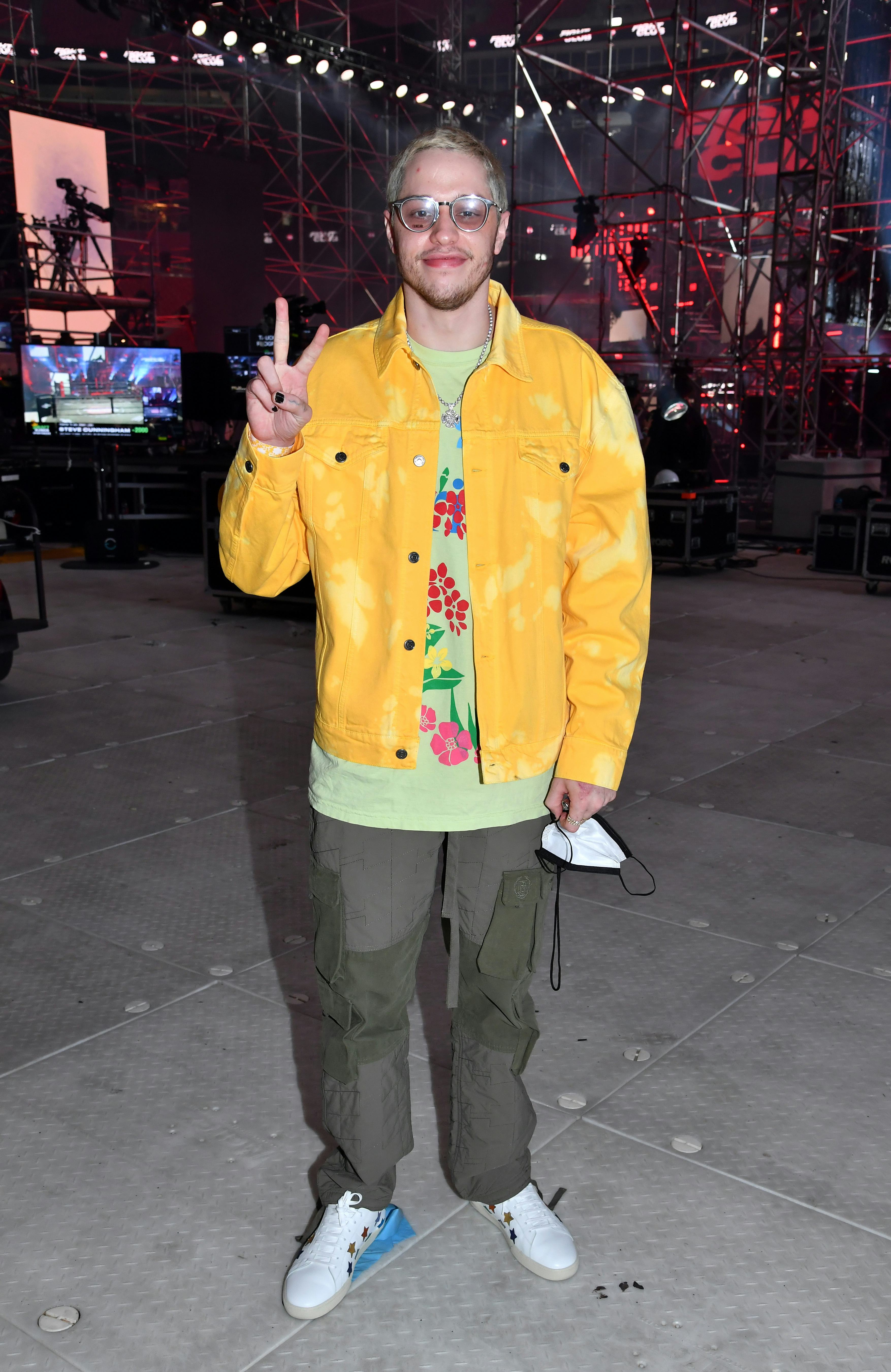 ATLANTA, GEORGIA - APRIL 17: Pete Davidson attends the Triller Fight Club: Jake Paul v Ben Askren at...