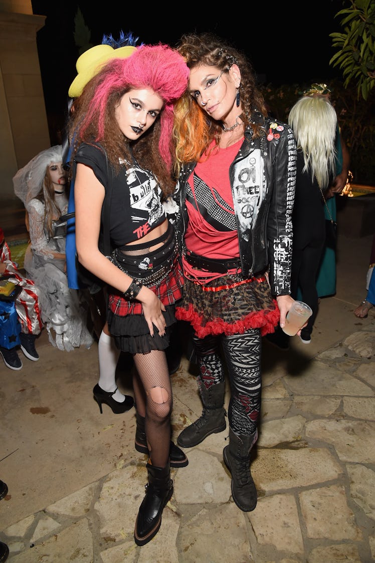 Kaia Jordan Gerber and model Cindy Crawford attend the Casamigos Halloween Party