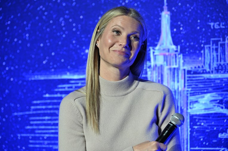 NEW YORK, NEW YORK - FEBRUARY 03: Gwyneth Paltrow hosts a panel discussion at the JVP International ...