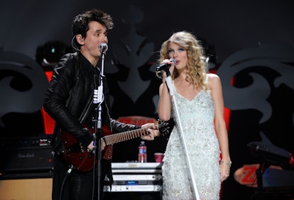 John Mayer reportedly worries about backlash from Taylor Swift fans when 'Speak Now' is re-released,...