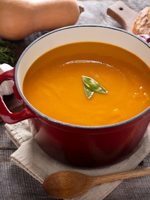 Ina Garten's soup is perfect for Thanksgiving.