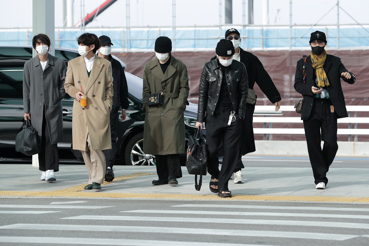 BTS' Jin Rocking the airport like a Fashion runway again