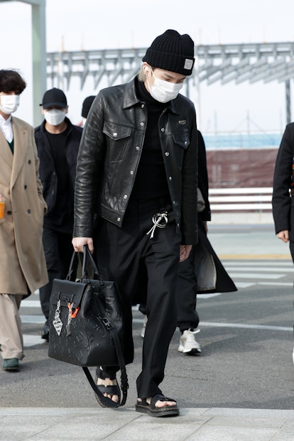 BTS Jin - Airport Fashion | Drawstring Bag