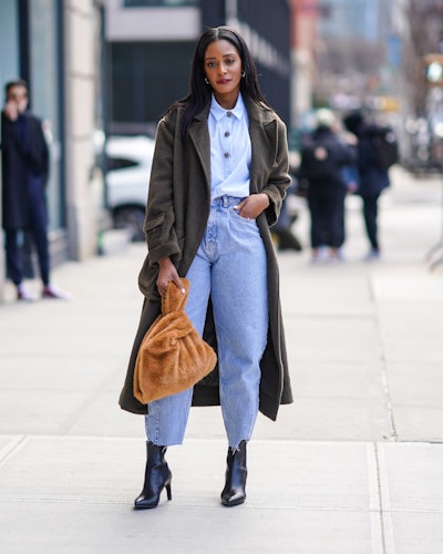 trouser jeans street style