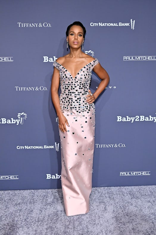 Kerry Washington wears Prada at 2021 Baby2Baby Gala.