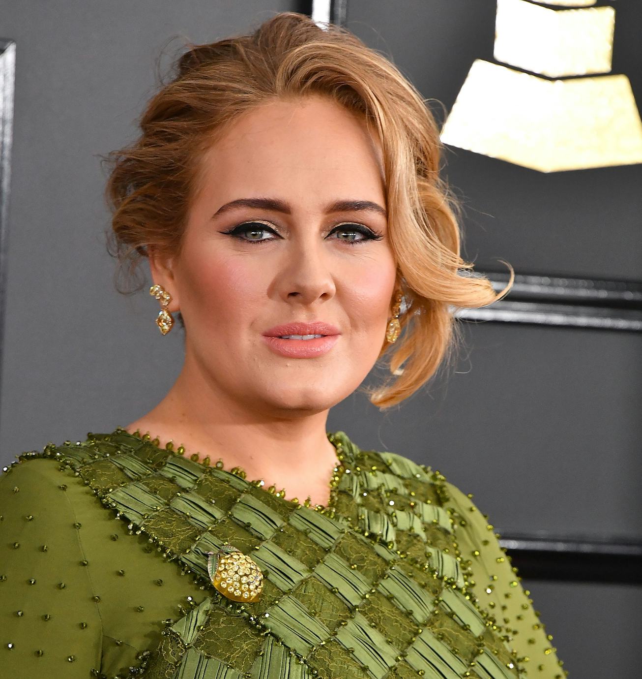 LOS ANGELES, CA - FEBRUARY 12: Adele arrives at the 59th GRAMMY Awards on February 12, 2017 in Los ...