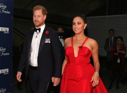 Duchess of Sussex Meghan Markle revealed her son, Archie, and daughter, Lili, wore cute animal costu...