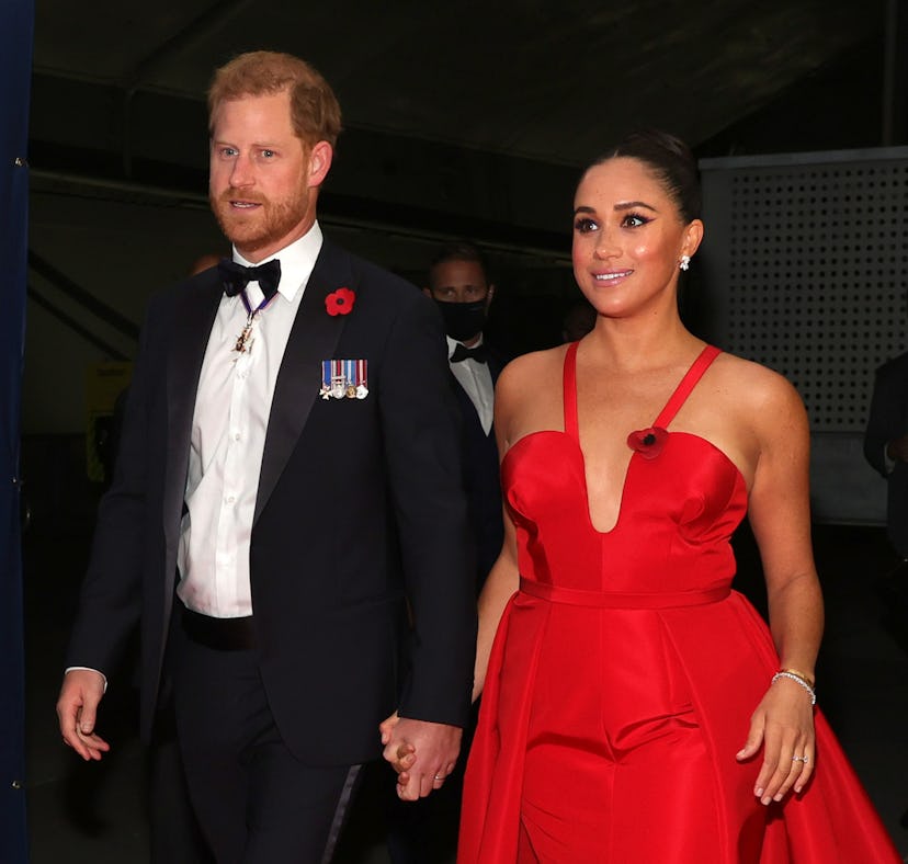 Duchess of Sussex Meghan Markle revealed her son, Archie, and daughter, Lili, wore cute animal costu...