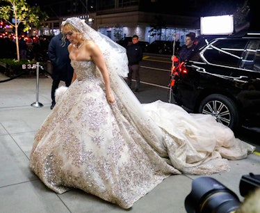 Jennifer Lopez on the movie set of 'Marry Me'