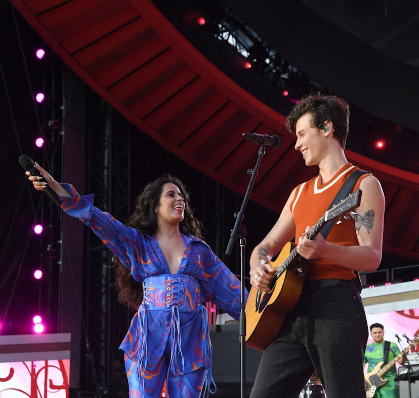 Camila Cabello and Shawn Mendes perform at the Global Citizen Festival. In November 2021, the two de...
