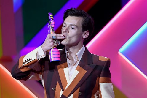 Harry Styles accepts his award for British Single during The BRIT Awards 2021