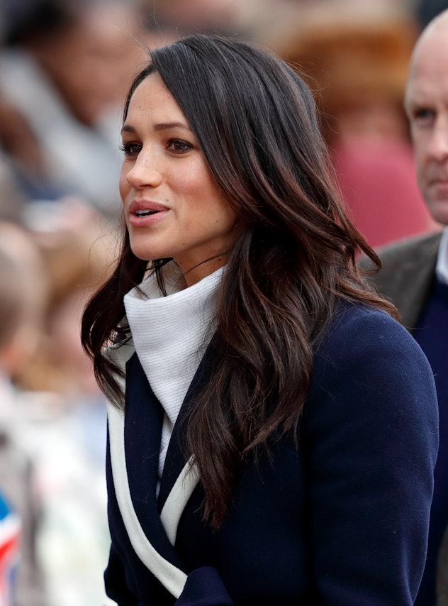 Meghan Markle did a nautical look for winter.