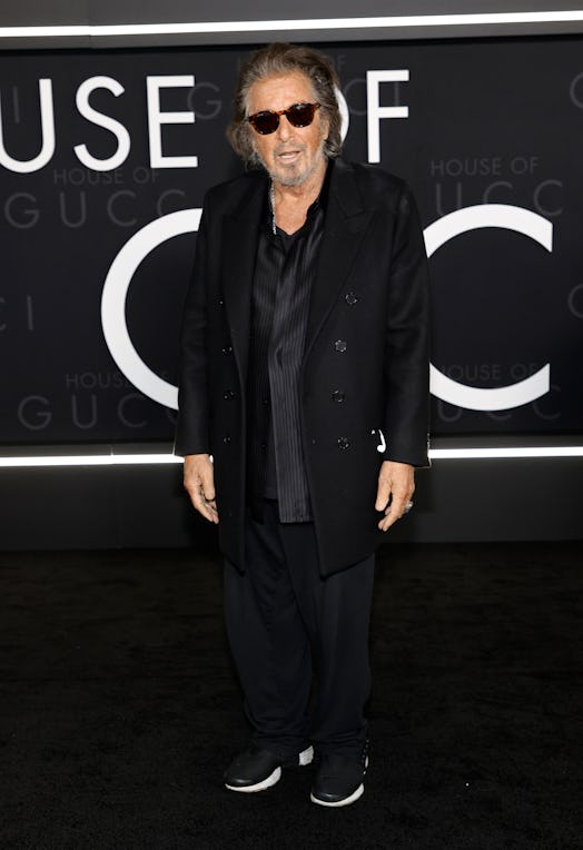 Al Pacino in Saint Laurent at 'House of Gucci' Los Angeles premiere.