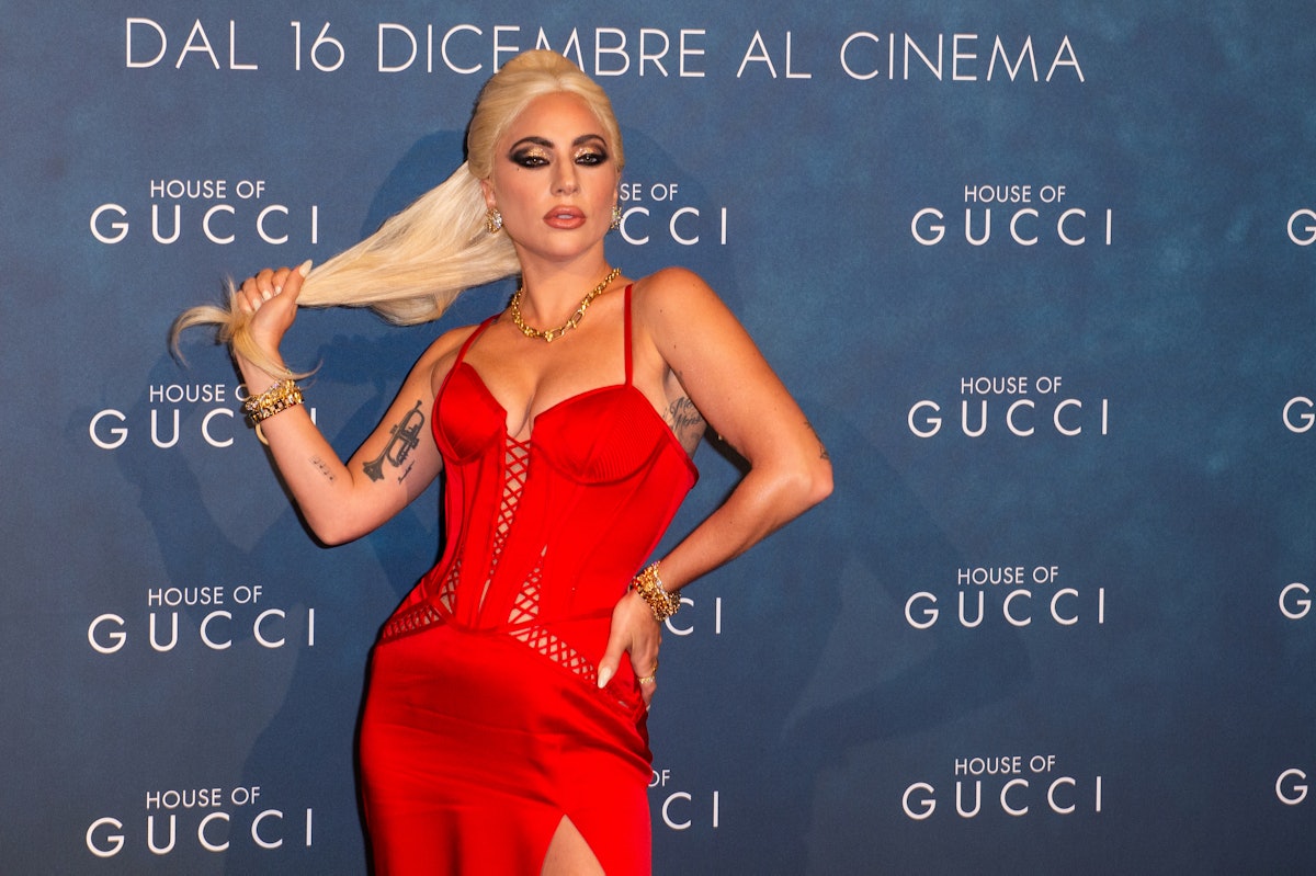 Lady Gaga's 'House Of Gucci' premiere dresses were a sight to behold. Ahead, see her most memorable ...