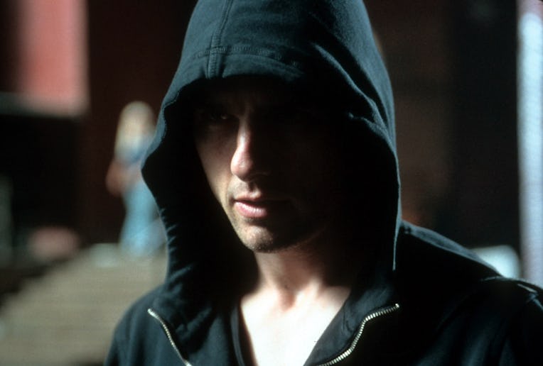 Tom Cruise in a scene from the film 'Minority Report', 2002. (Photo by 20th Century-Fox/Getty Images...