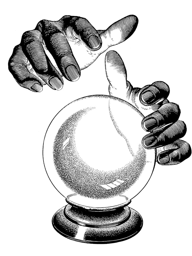 Hands Over Crystal Ball