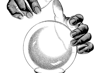 Hands Over Crystal Ball