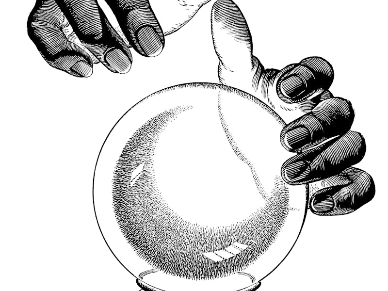 Hands Over Crystal Ball