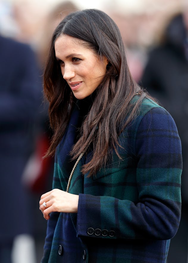 Meghan Markle wore plaid.