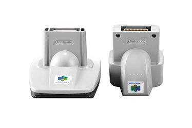 A Nintendo 64 Transfer Pak and Rumble Pak, taken on May 27, 2019. (Photo by Phil Barker/Future Publi...