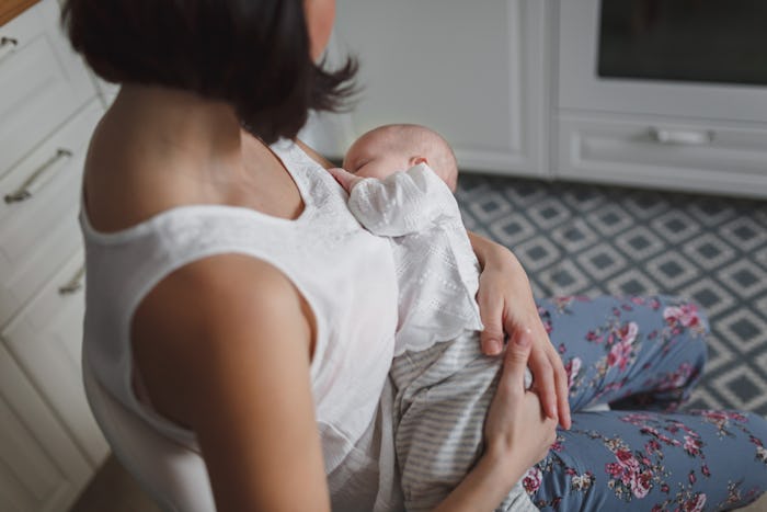 Woman nursed her sister-in-law's baby.